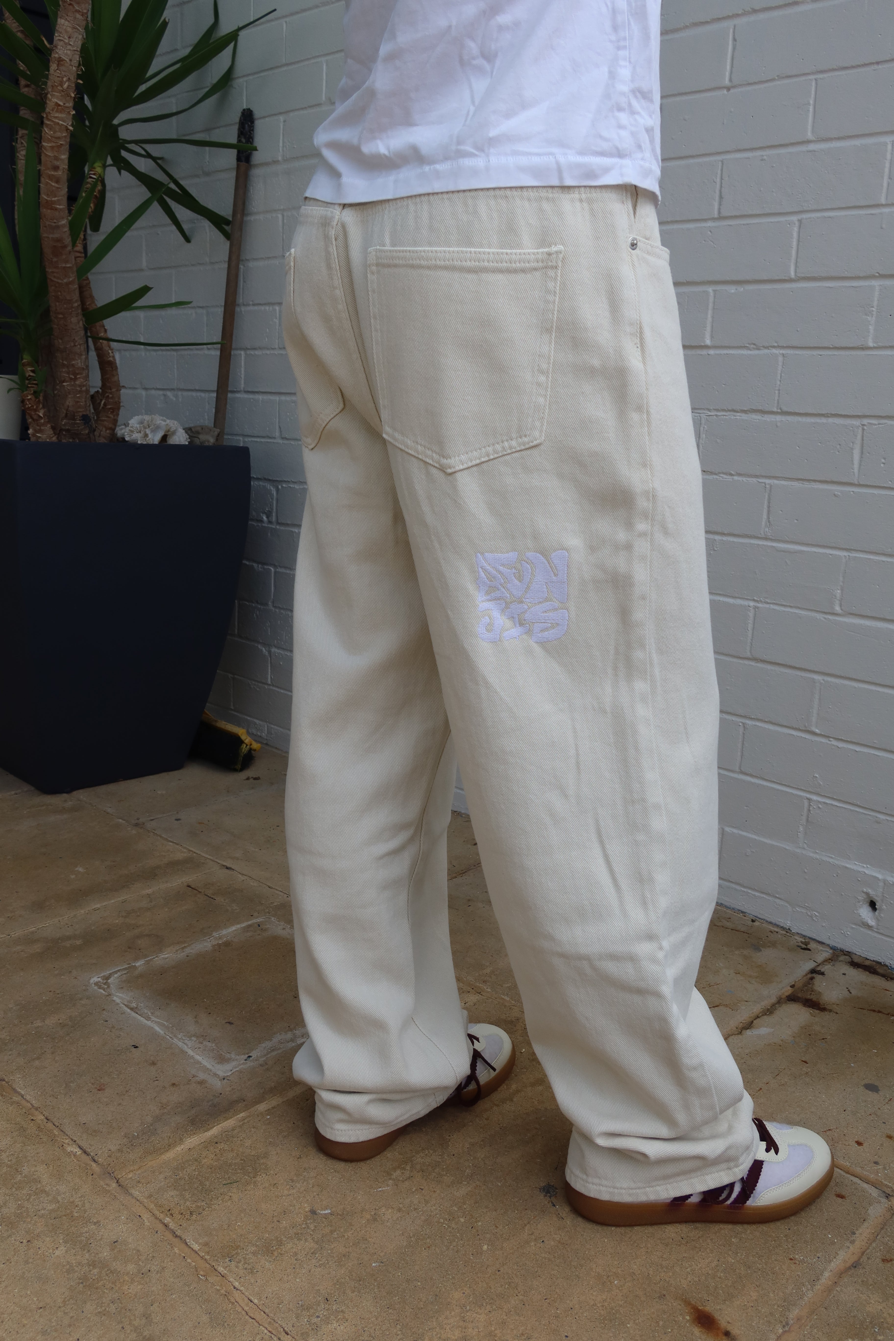 WHITE WISH DENIM [WHITE]
